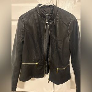 Faux Leather Jacket